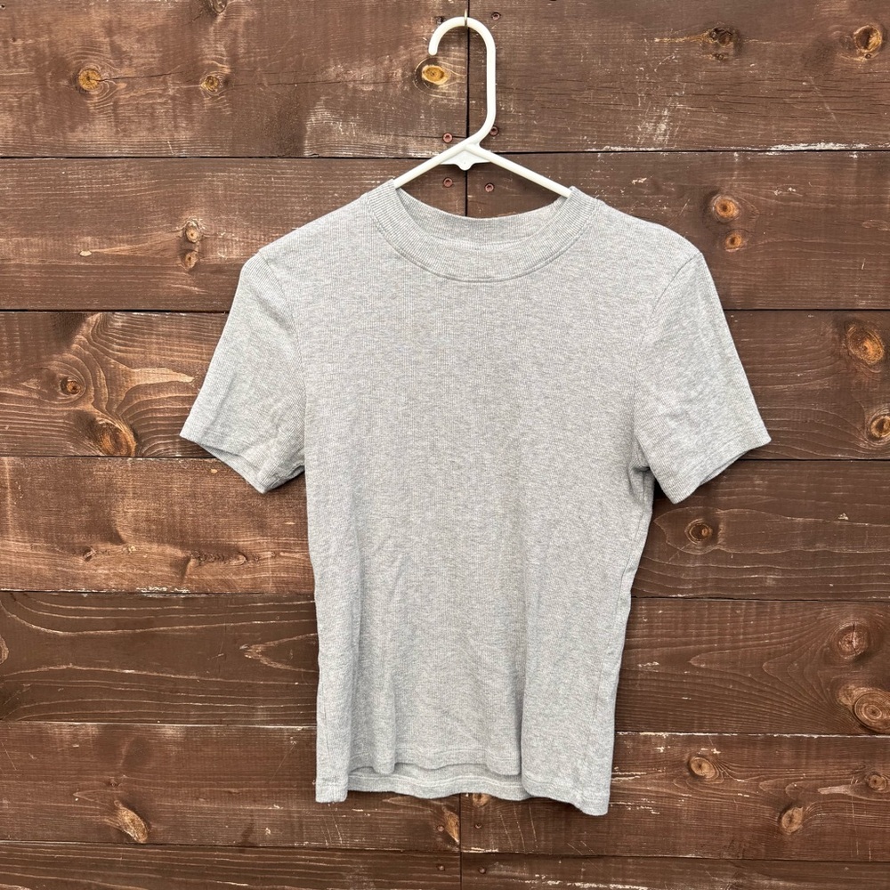 America Giant Gray Short Sleeve Shirt Made in USA Size Medium